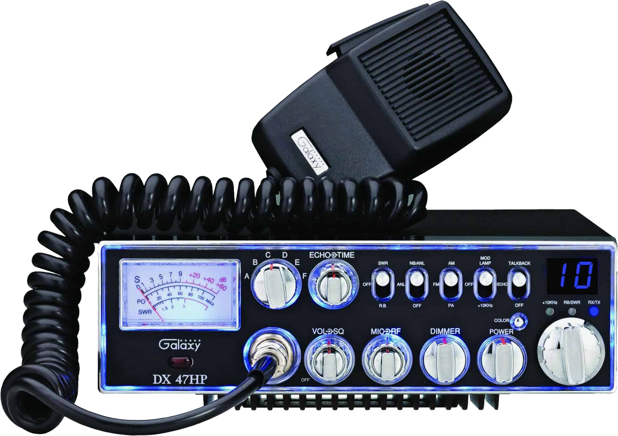 Galaxy DX47HP - 100 Watt 10 Meter Amateur Ham Mobile Radio