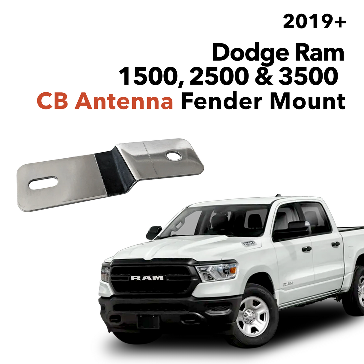 2019+ Dodge Ram 1500, 2500 & 3500 Fender Mount | Right Channel Radios