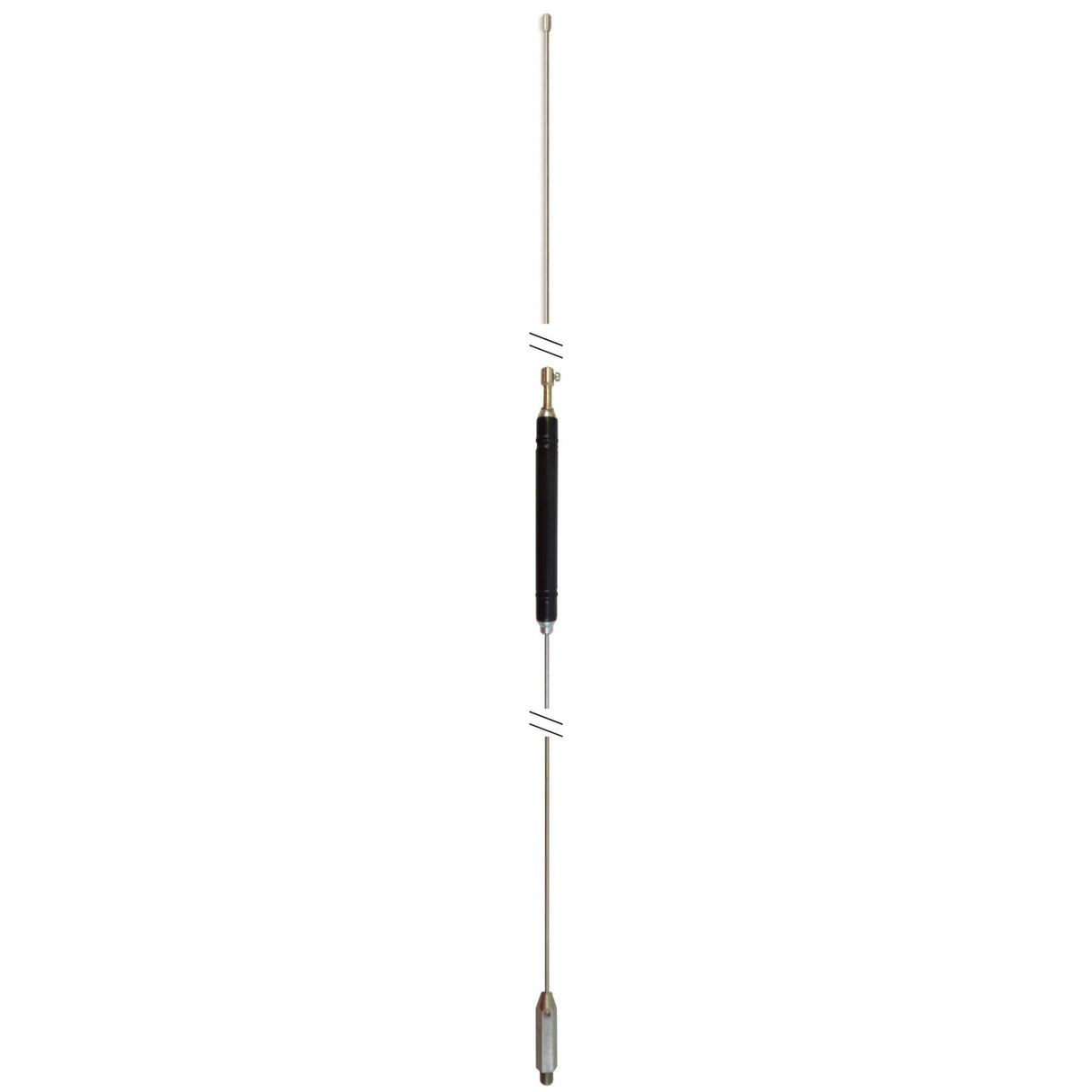 Hustler 55" Center Load CB Antenna with Stainless Mast | Right Channel Radios