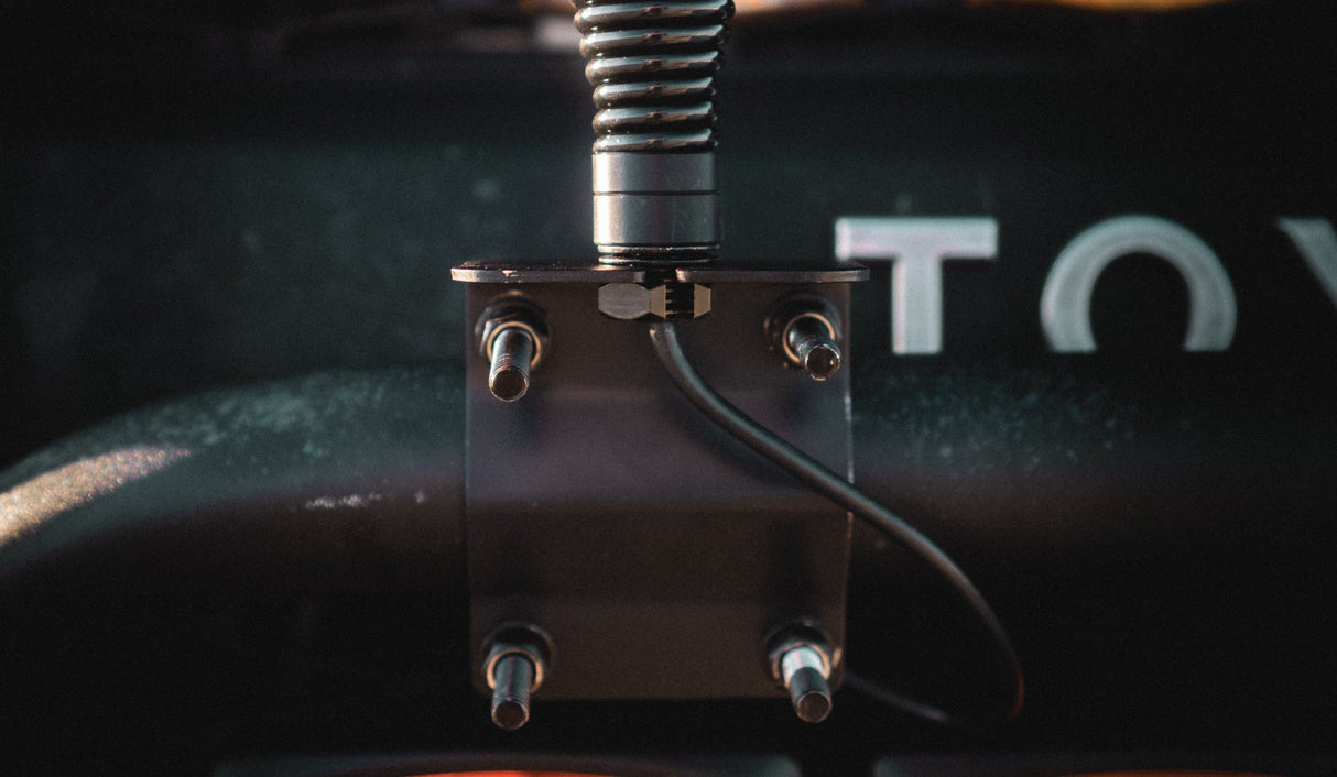 Midland MXATMT1 bull bar mount installed on off-road vehicle | Right Channel Radios