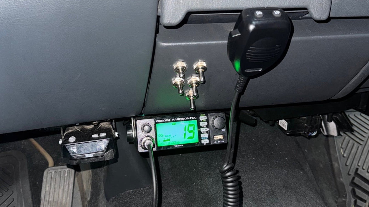 President Harrison CB Radio Installed in truck