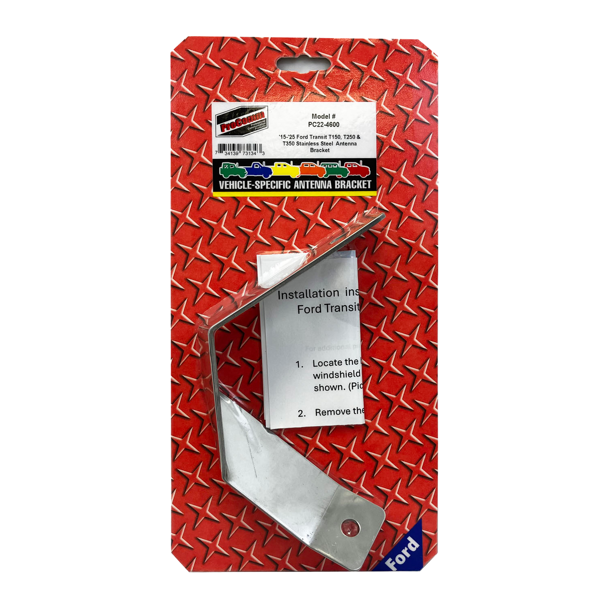 2015-2025 FORD TRANSIT T150, T250 & T350 CB Antenna Mount