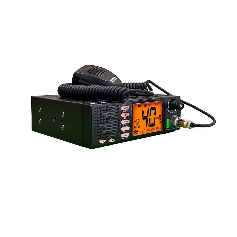 President JFK III FCC AM/FM CB Radio Side View | Right Channel Radios