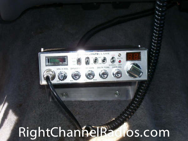 Cobra 29 LTD Installed on floor board