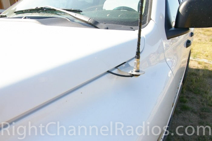 Dodge 2004-2008 CB Mount Front View