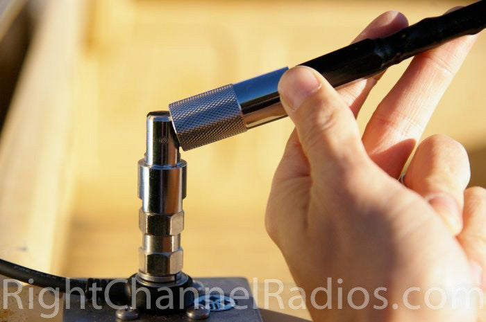 CB Antenna Fold-Down Adapter - Laying Over