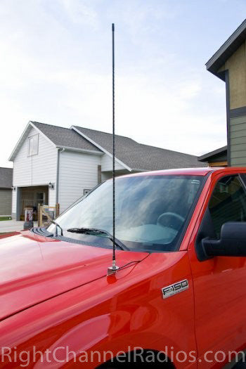 Ford F150 1997-2009 CB Antenna Fender Mount Installed