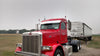 Red Hustler Trucker antennas mounted on Red Semi | Right Channel Radios