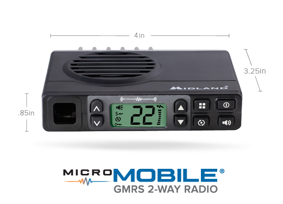 MXT105 MicroMobile Two-Way GMRS Radio