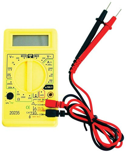 Multimeter for CB Installation Front View