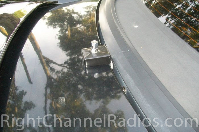 Trunk Lip CB Antenna Mount - Installation Side View