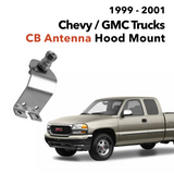 1999 - 2001 Chevy / GMC Trucks CB Antenna Hood Mount | Right Channel Radios