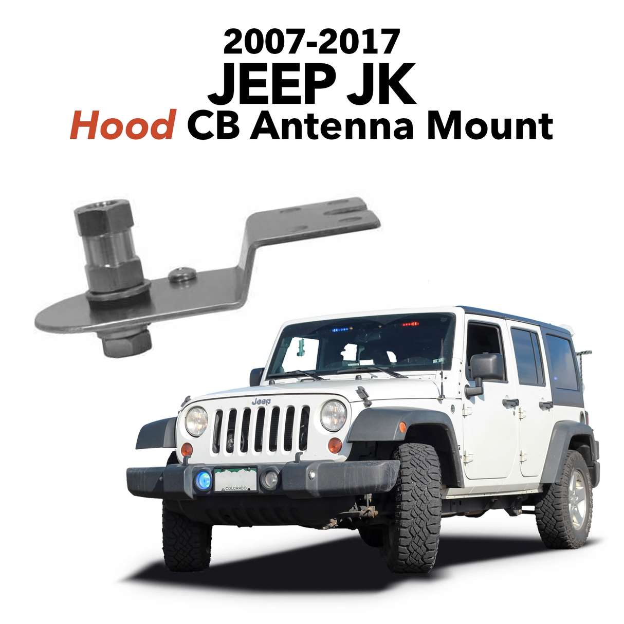 2007-2017 WRANGLER JK HOOD _MOUNTONLY | Right Channel Radio
