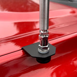 Black Ford Bronco Mount with Quick Disconnect Installed on Hood  | Right Channel Radios