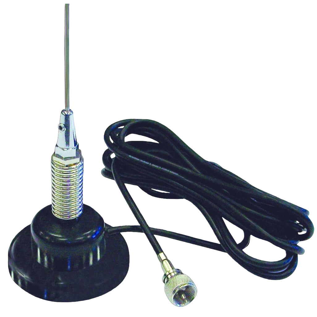 36" CB magnetic antenna with spring and 15 feet of coax cable