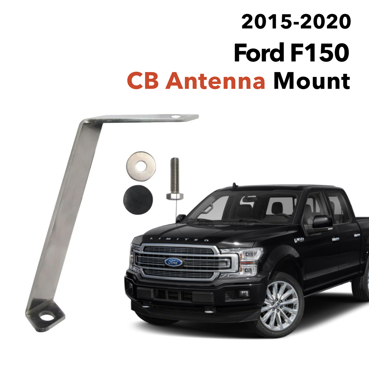 Ford F150 CB Antenna Mount 2015 | Right Channel Radios