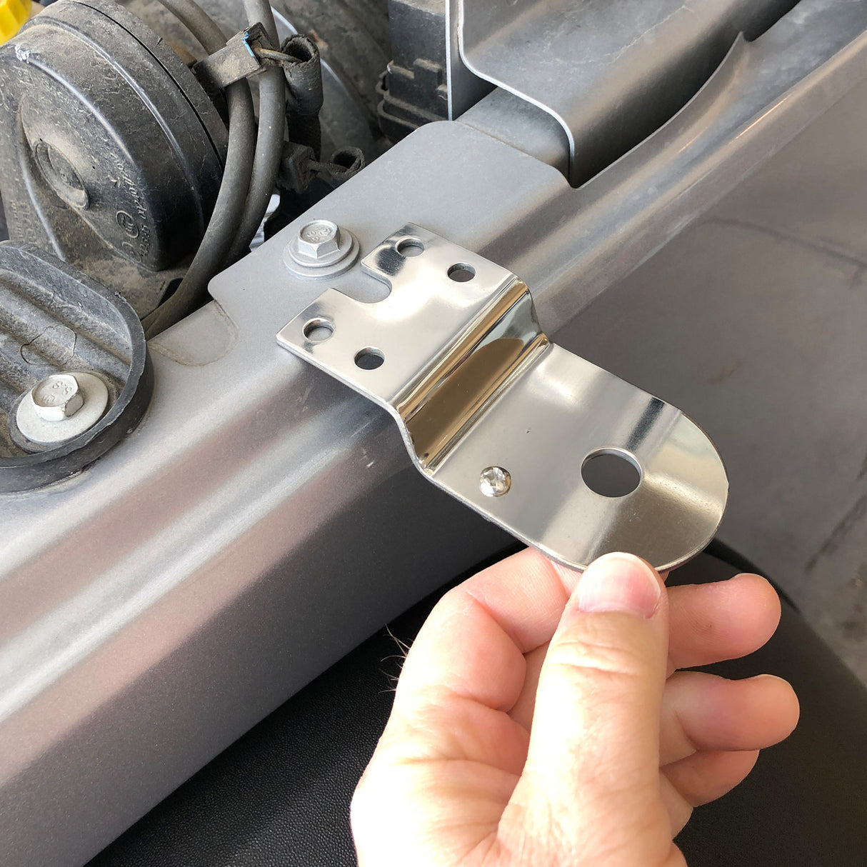 Jeep JK Mount on Hood Bare  | Right Channel Radios