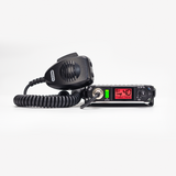 Front view of the President Bill III CB Radio with Microphone