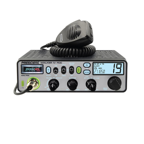 President Walker IV Front Cyan Light | Right Channel Radios