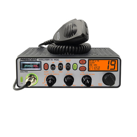 President Walker IV Front Orange Light | Right Channel Radios