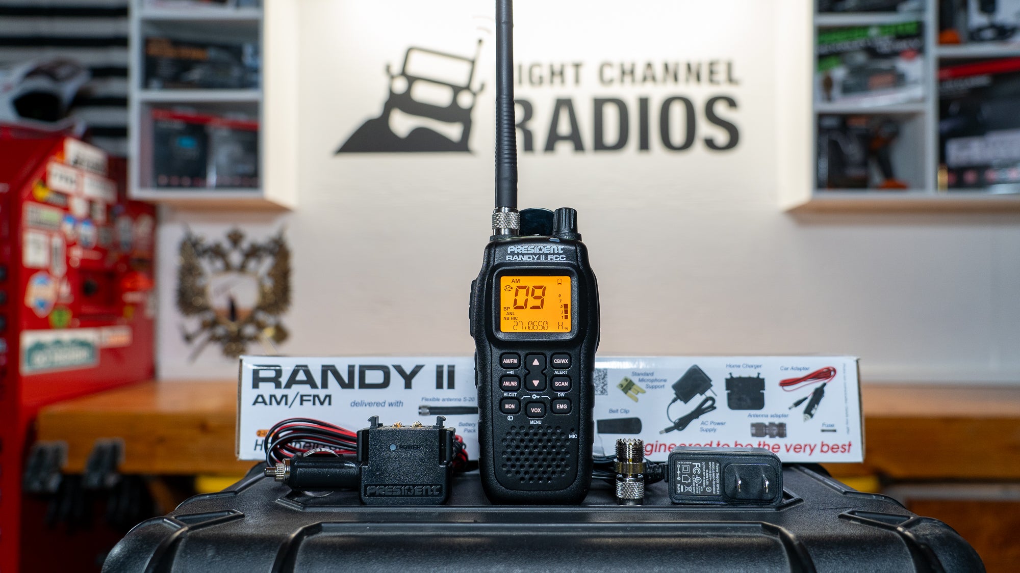 President RANDY II FCC AM/FM Handheld CB Radio - Thumbnail 5
