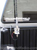 Firestik 3-Way Antenna Mount installed on Pickup Bed Rail