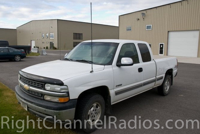1999-2001 Chevy Hood CB Antenna Mount - In Action