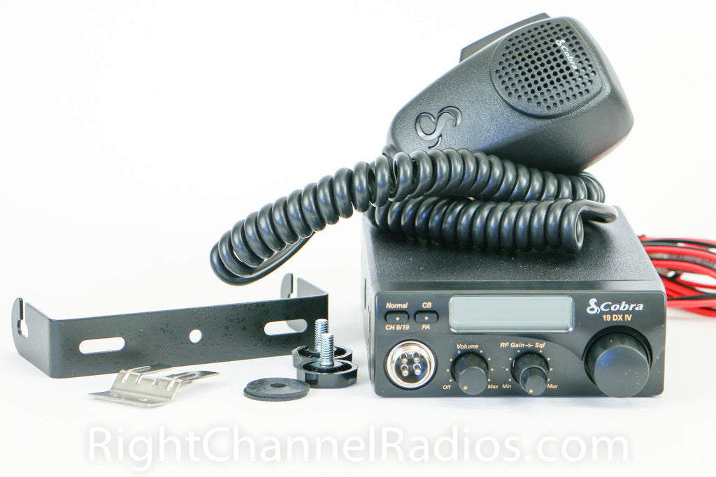  Cobra 19DXIV Professional CB Radio - Instant Channel 9 and 19,  4 Watt Output, Full 40 Channels, LCD Display, RF Gain Control, Compact  Design : Electronics