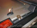 Hummer CB Antenna Mount Installed in Roof Rail - Side View