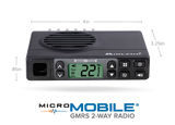 MXT105 MicroMobile Two-Way GMRS Radio