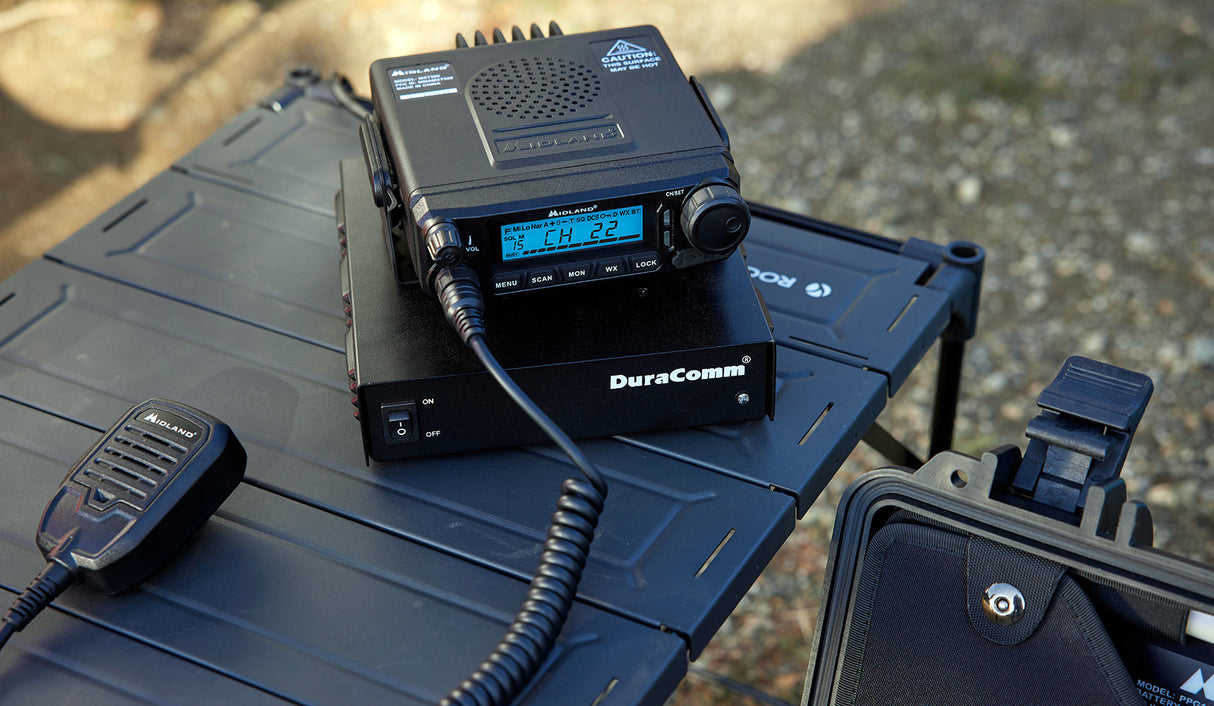 Midland MXT500 - Too View showing speaker | Right Channel Radios