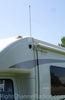 CB Antenna Molded Side Mount Installed on Motorhome
