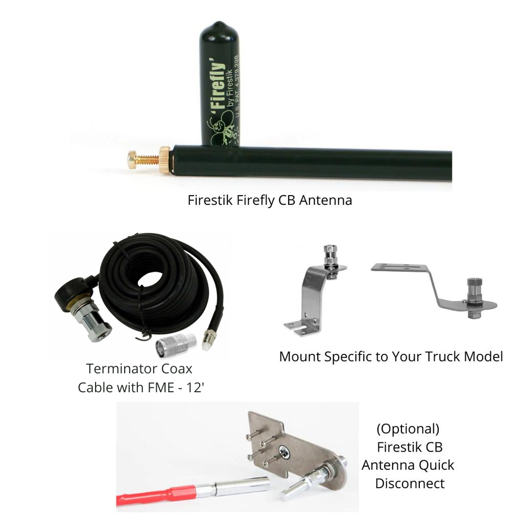 Pre-2017 F250-F550 CB Antenna Kit | Right Channel Radios