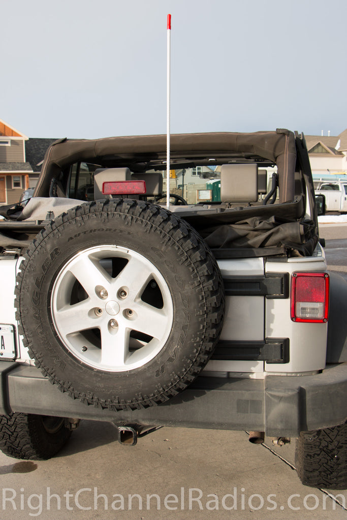 Jeep wrangler cb antenna mount deals