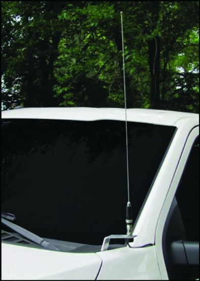 2015-2020 Ford F150 CB Antenna Hood Mount Installed | Right Channel Radios