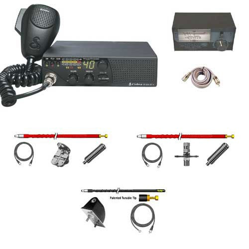 Cobra 18 Complete RV CB Package Right Channel Radios